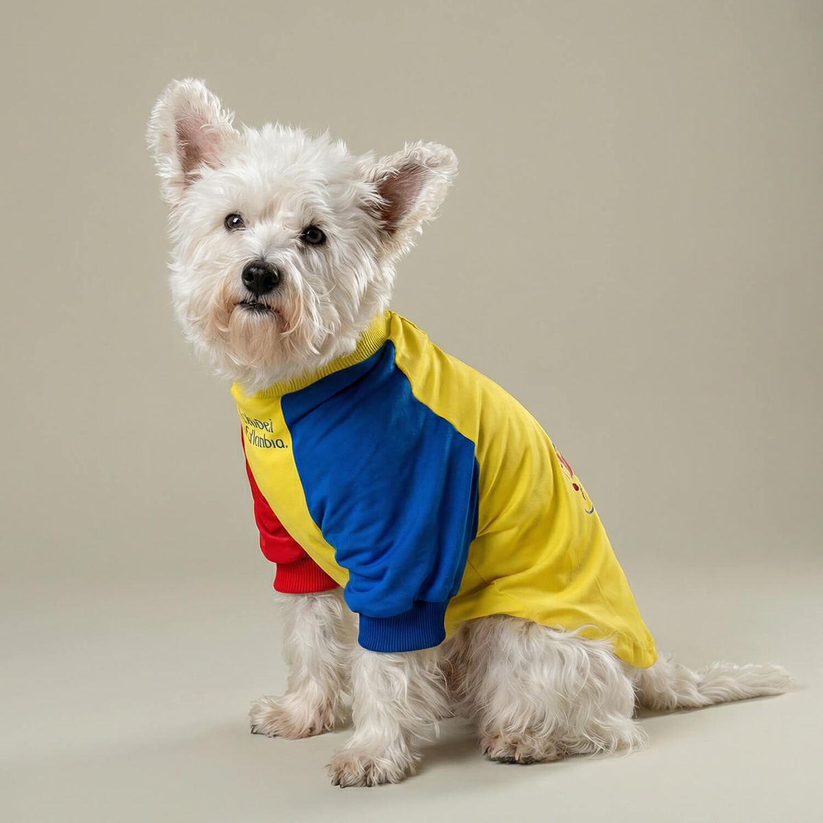 GENERICO - NUEVO PRODUCTO Camiseta Made in Colombia para perro - Talla 4XL - Ropa para Mascotas