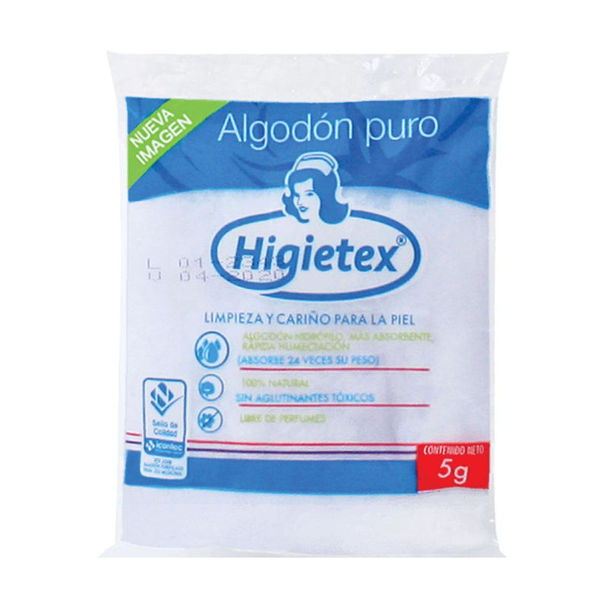 HIGIETEX - ALGODON X 5 GR