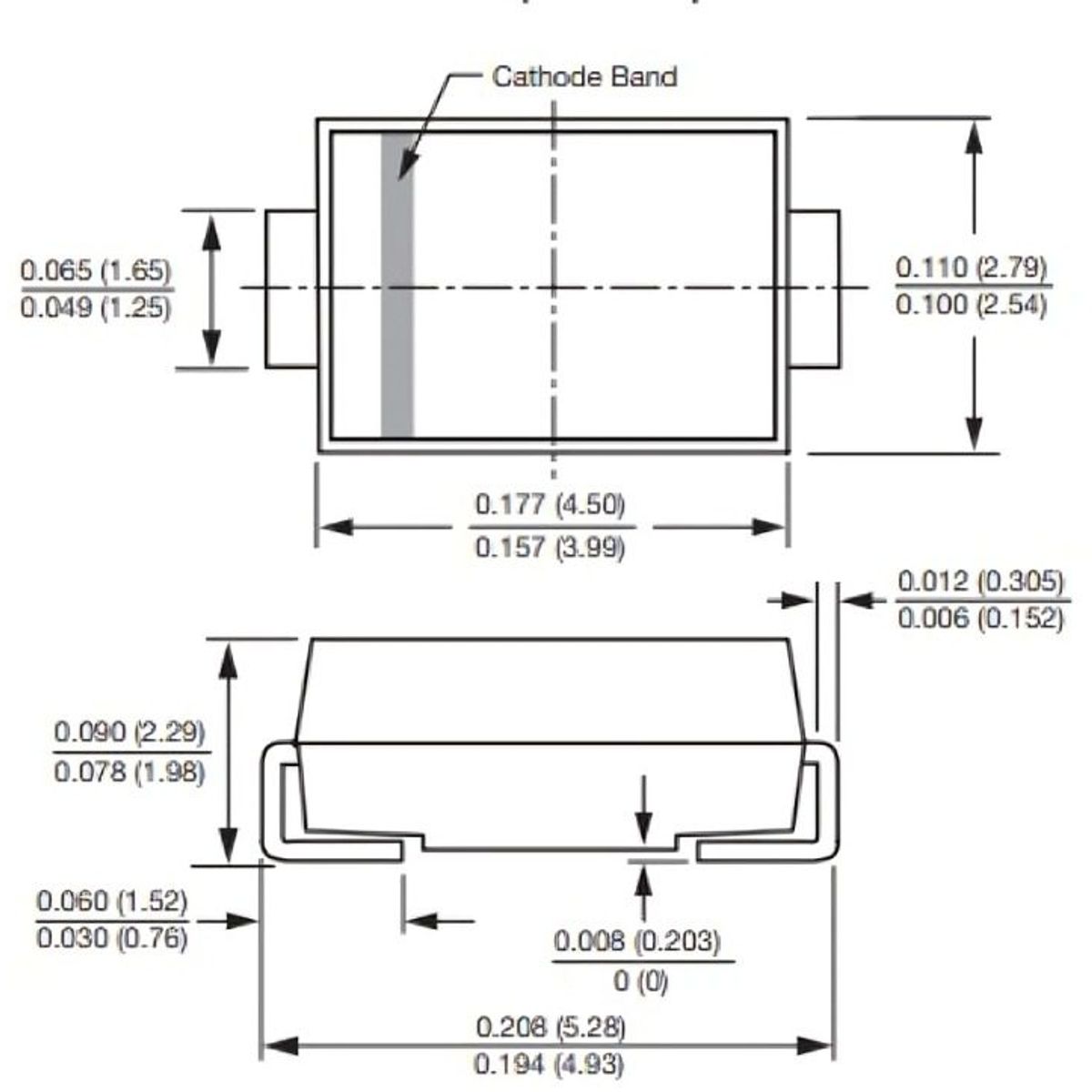 GENERICO - Diodo Schottky 1a 60v Smd Ss16 Sma Pack X20 Unds