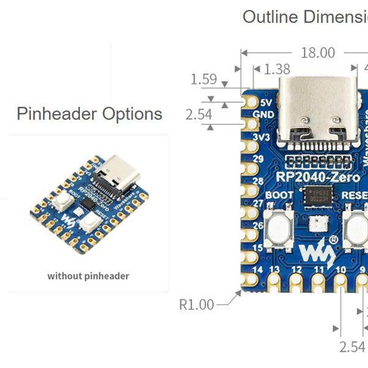 GENERICO - Raspberry Pi Rp2040-zero