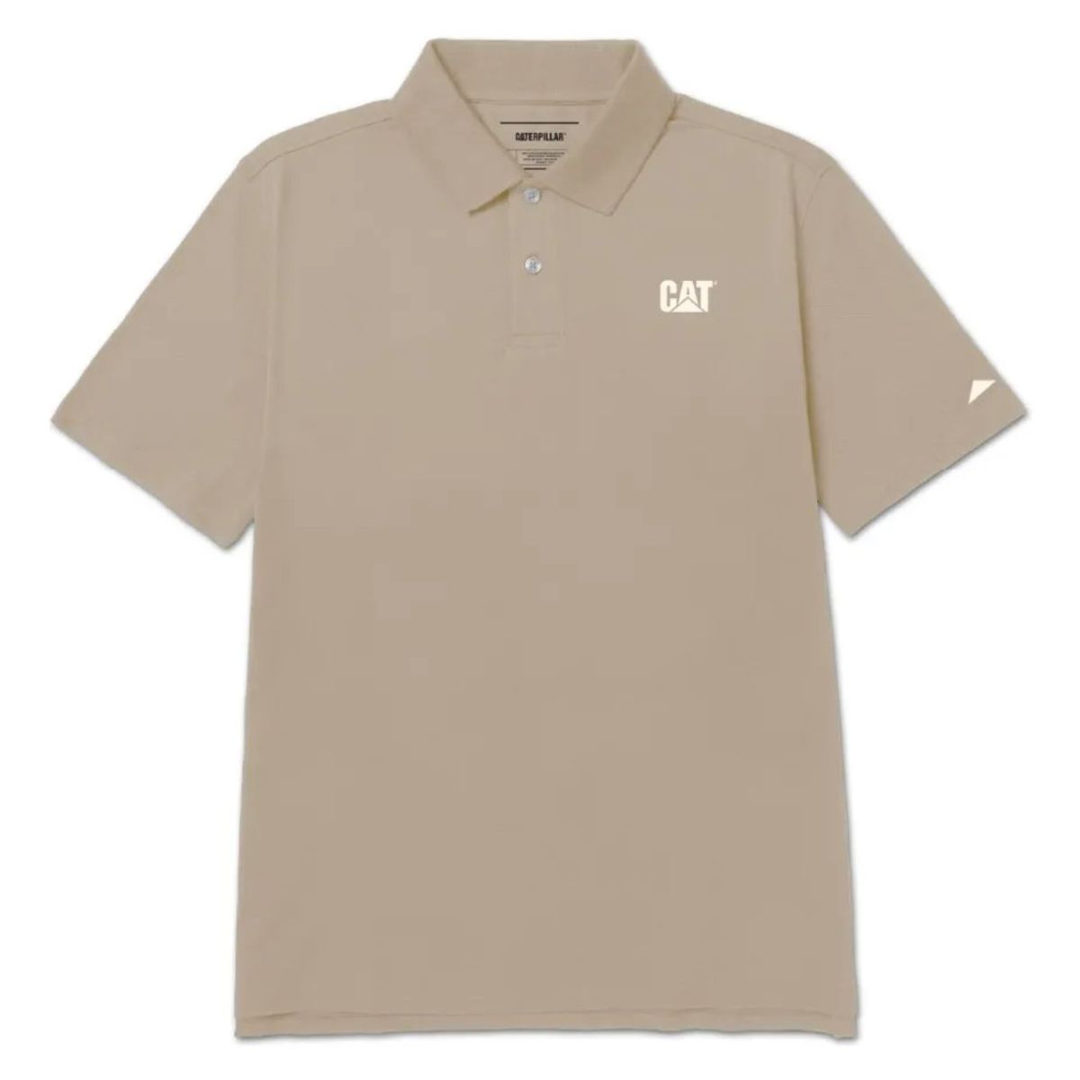 CAT - Camisa polo CAT Hombre CAT LOGO PIQUE POLO Beige CAT