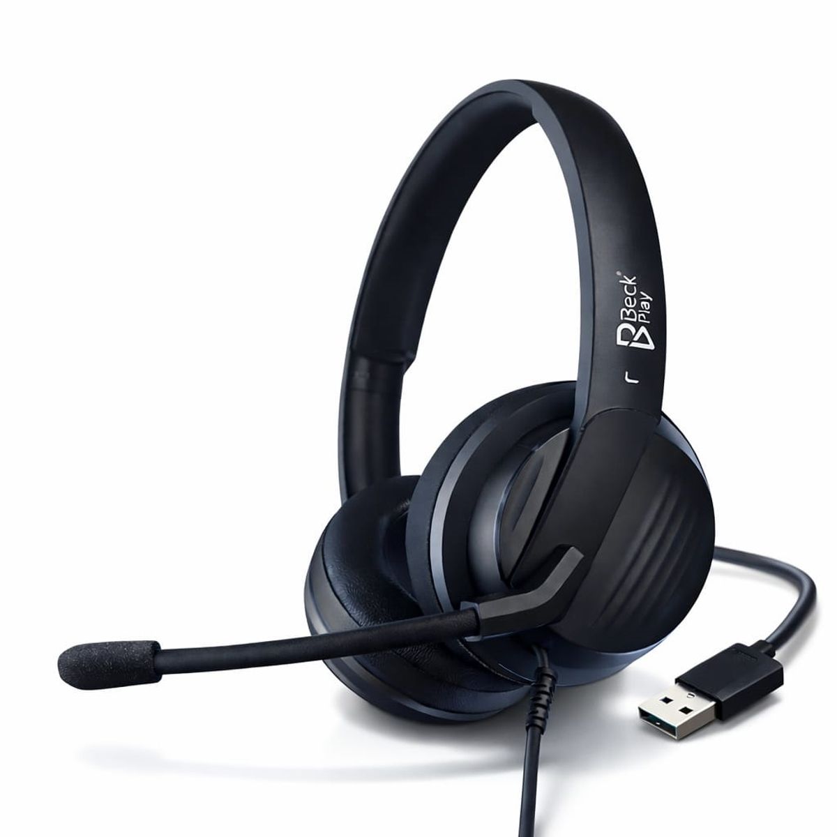 GENERICO - Audífonos USB BeckPlay BO-CA163 con Cancelación de Ruido