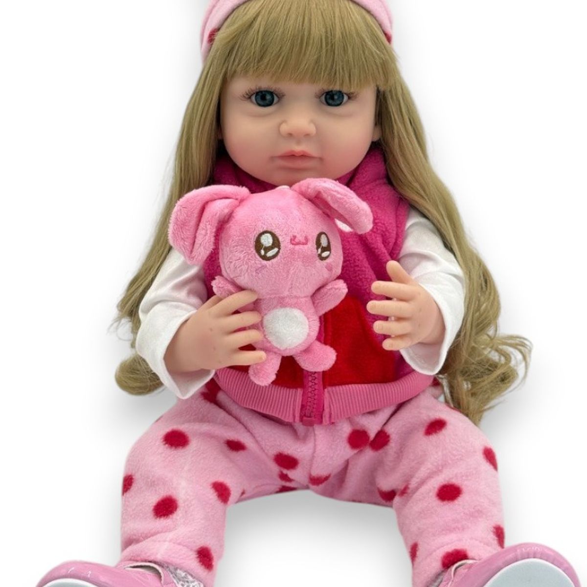 GENERICO - Bebe Aspecto Realista Silicona 55 cm Bebe Accesorio Conejo