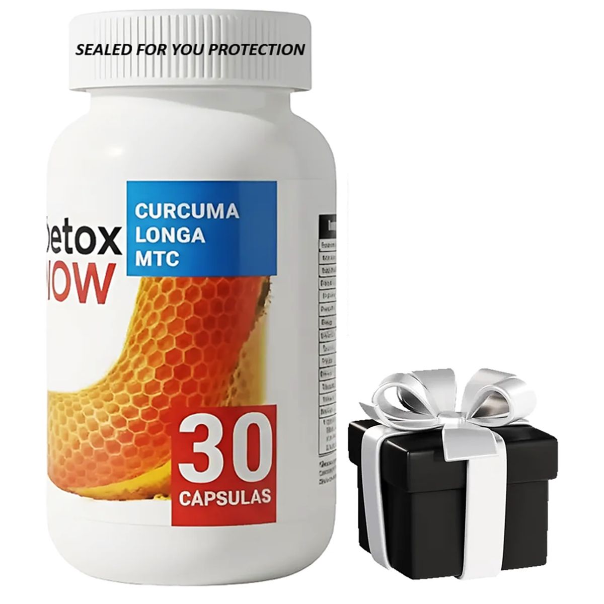 GENERICO - 1 Original Americano 30 Super Capsulas X Detox now Frasco Sin Sabor