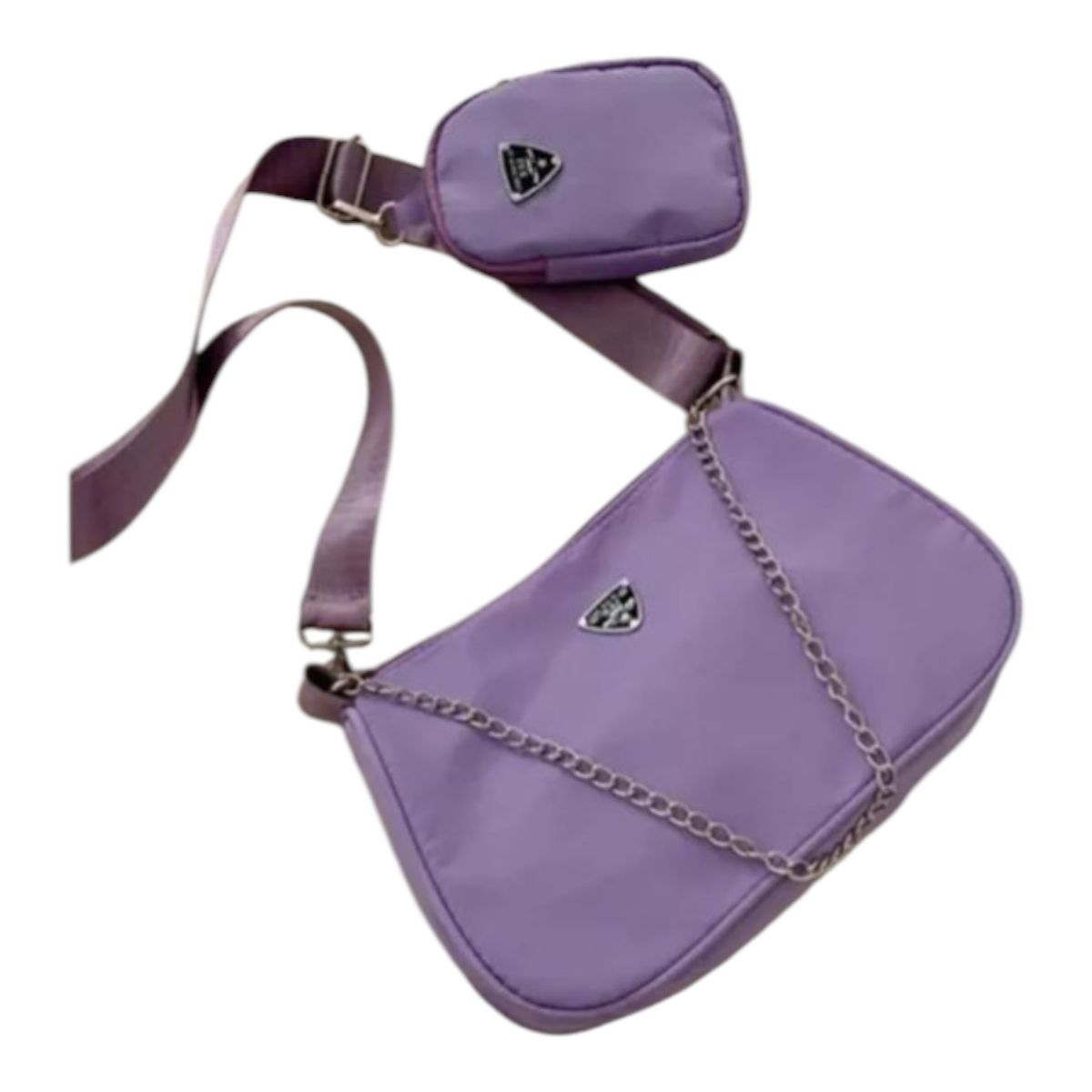 GENERICO - Bolso Manos Libres Con Monedero Elegante Mujer LILA