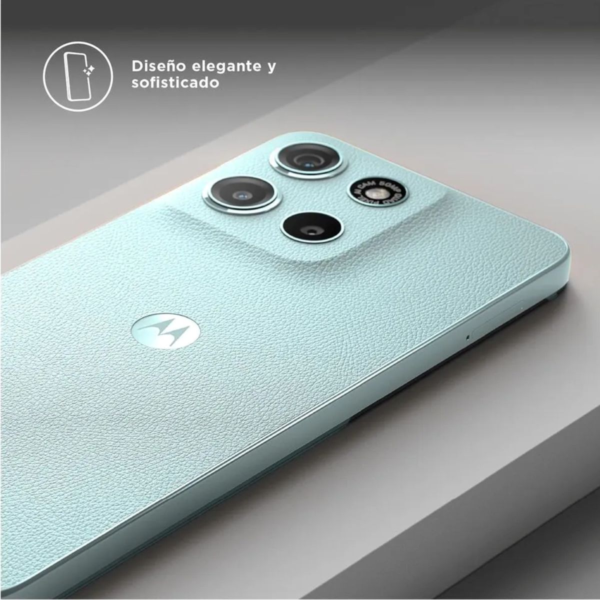 MOTOROLA - Celular Motorola G15 4G Dual SIM 6.72” FHD+ 512GB 12GB 4+8 50MP IP54 5200mAh Dolby Atmos - Celeste