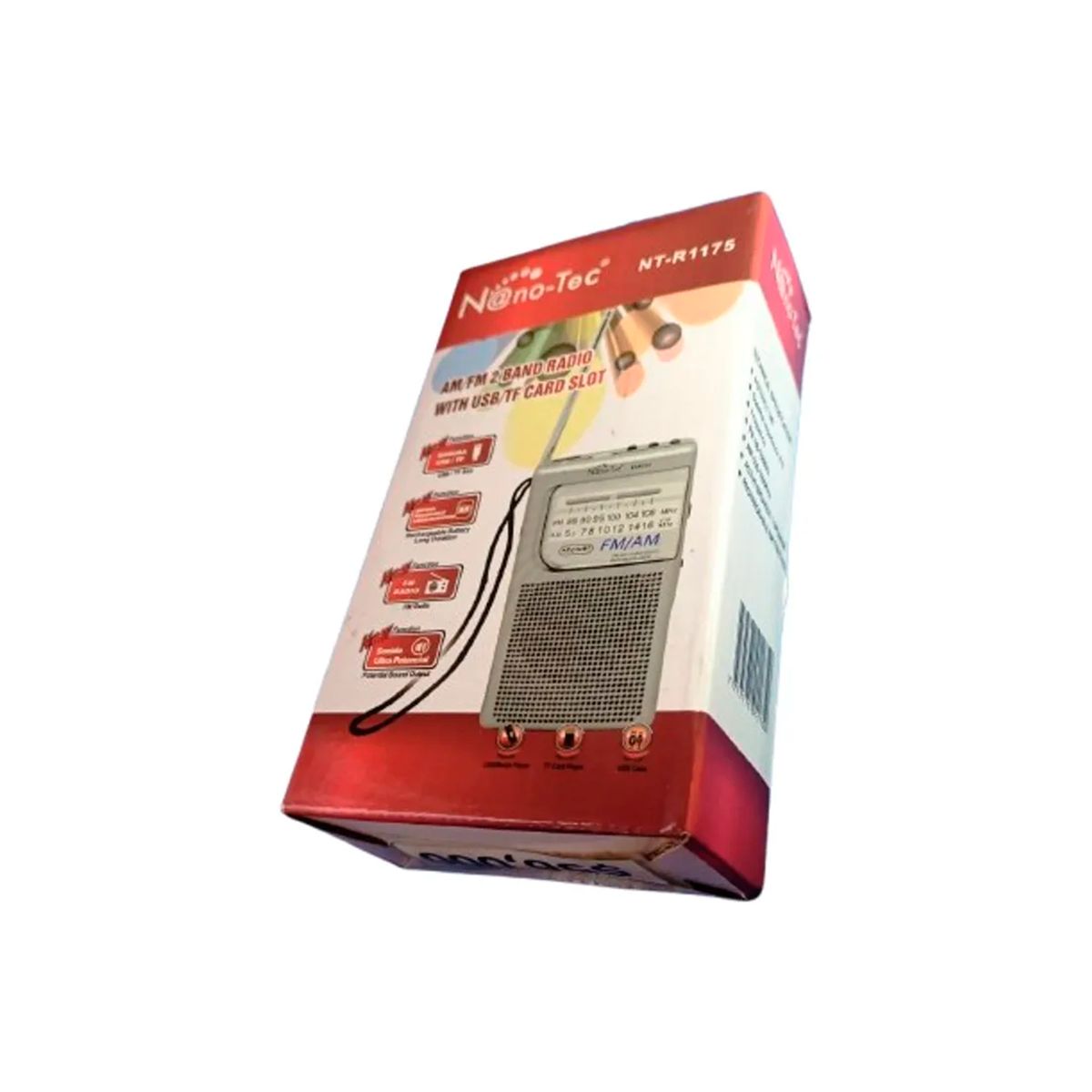 NANOTEC - Radio Am-fm Nanotec Recargable Nt-r1175
