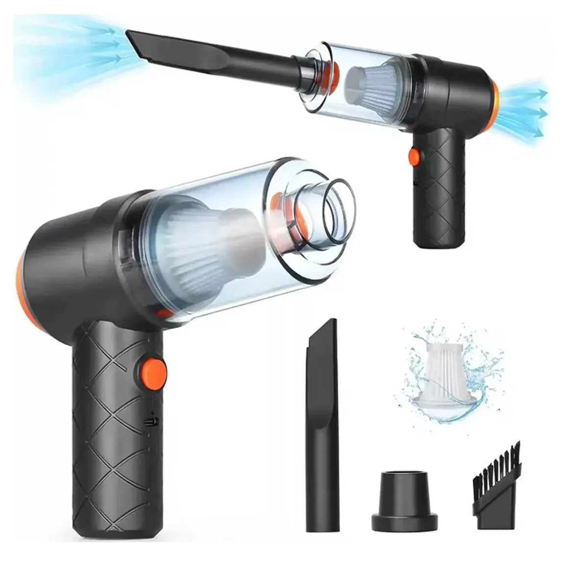 GENERICO - Aspiradora Inalámbrica Recargable Multiusos con Accesorios