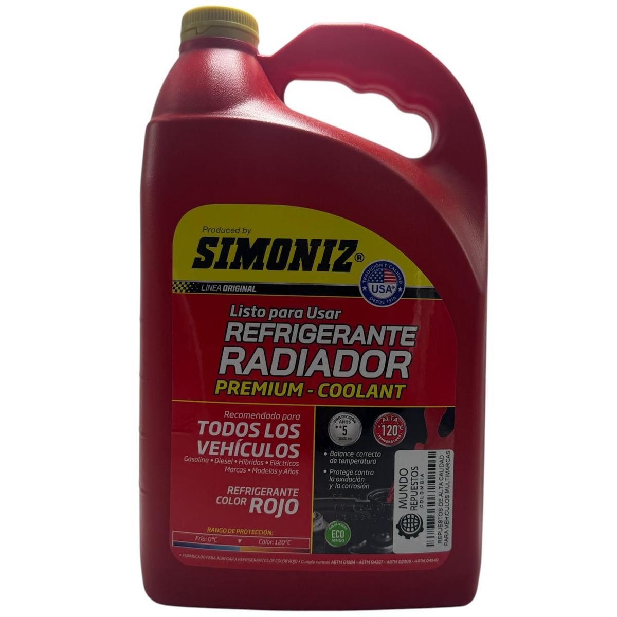 SIMONIZ - REFRIGERANTE ROJO SIMONIZ PREMIUM COOLANT 1 GALON