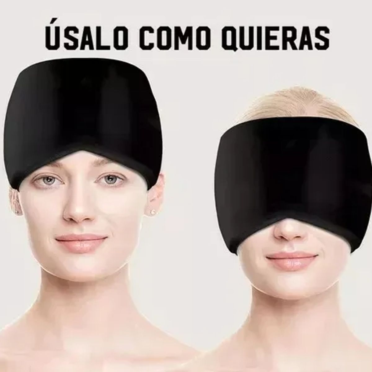 SKY - Gorro Para Migraña Alivio Compresa De Gel Frío Para Ojos