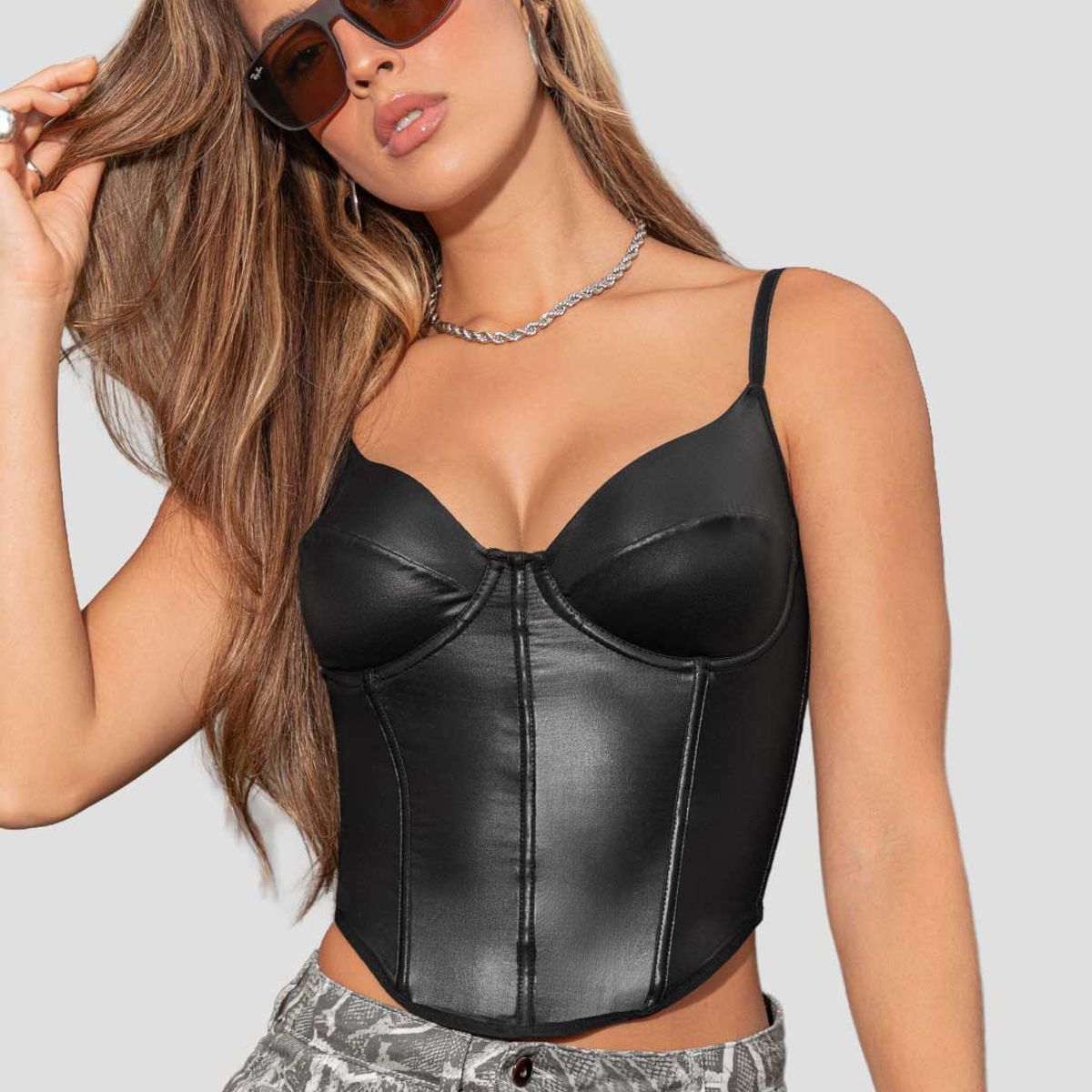 ATYPICAL - Corset Mujer Negro Atypical 113980