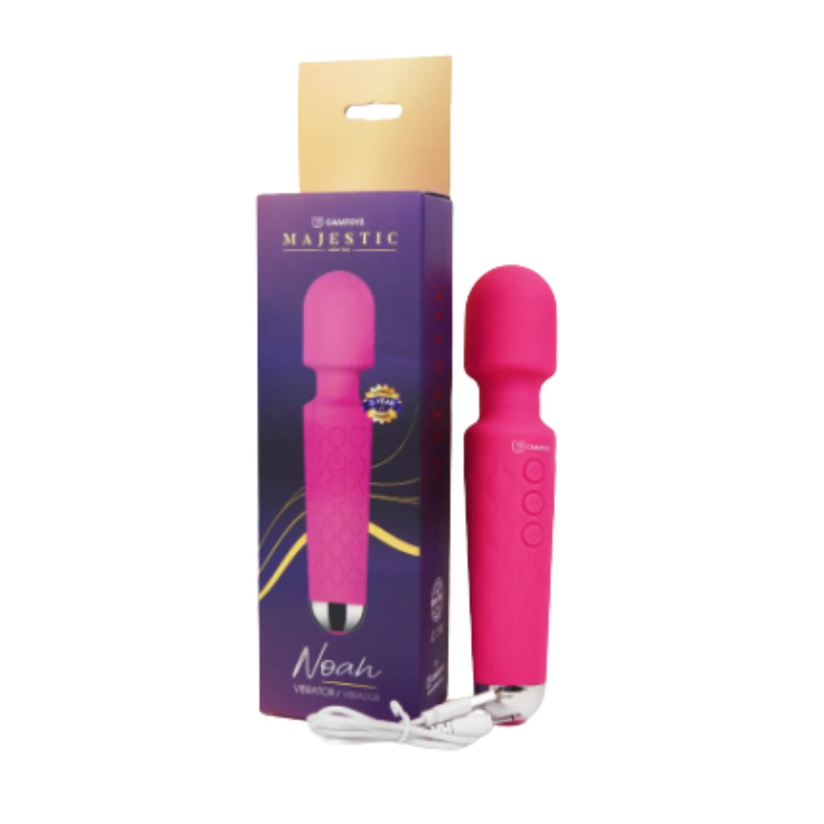 DISTRISEX - Vibrador Tipo Hitachi Noah Camtoyz Recargable