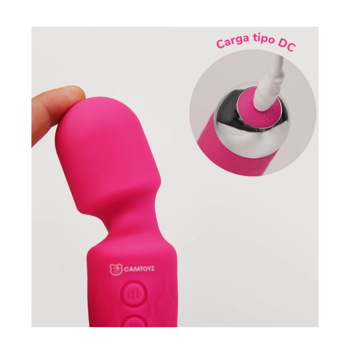 DISTRISEX - Vibrador Tipo Hitachi Noah Camtoyz Recargable