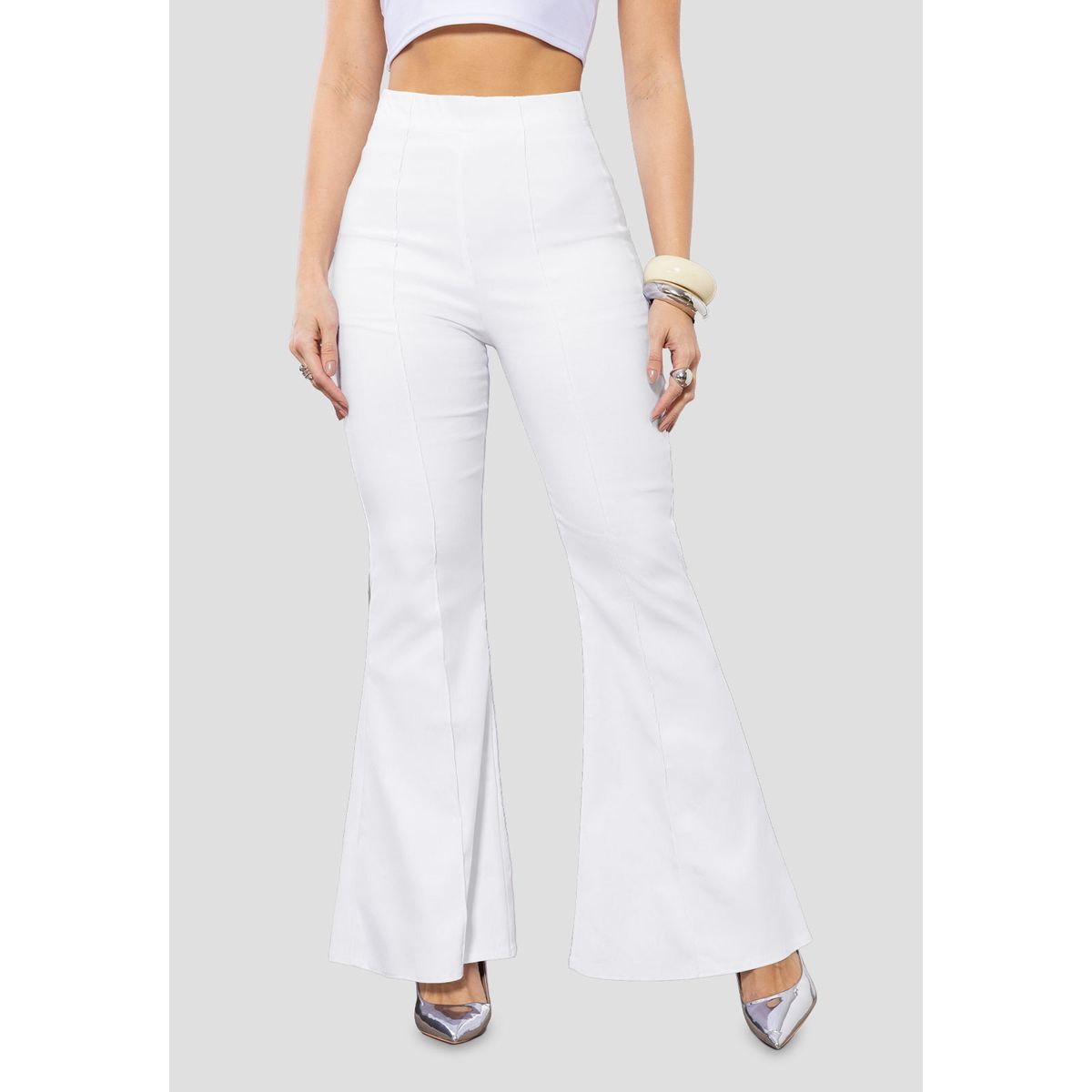 MARKETING PERSONAL - Pantalón Mujer Blanco Mp 113840