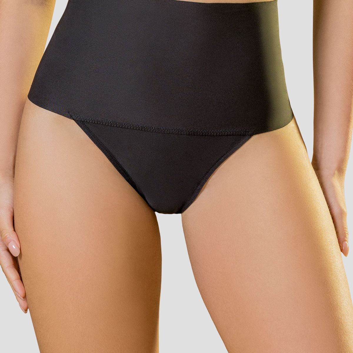 FORMAS INTIMAS - Brasilera Control Mujer Negro Fi 113949