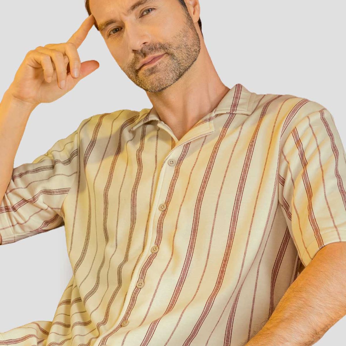 MARKETING PERSONAL - Camisa Hombre Estampado Mp 113966