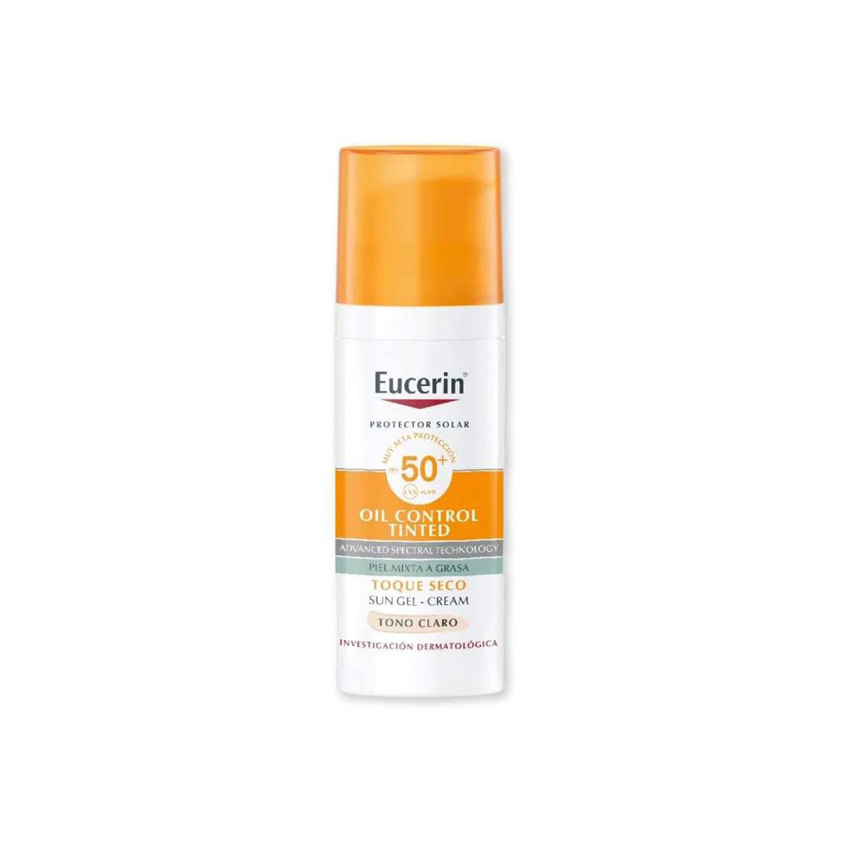 EUCERIN - EUCERIN Protector Solar Facial Sun Toque Seco Color Claro Fps50 X 50Ml