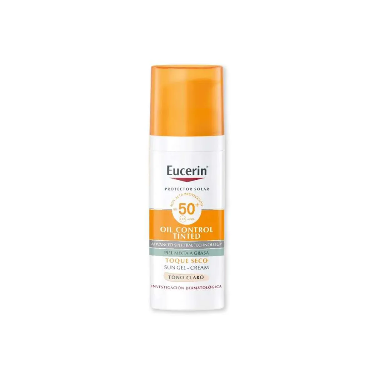 EUCERIN - EUCERIN Protector Solar Facial Sun Toque Seco Color Claro Fps50 X 50Ml