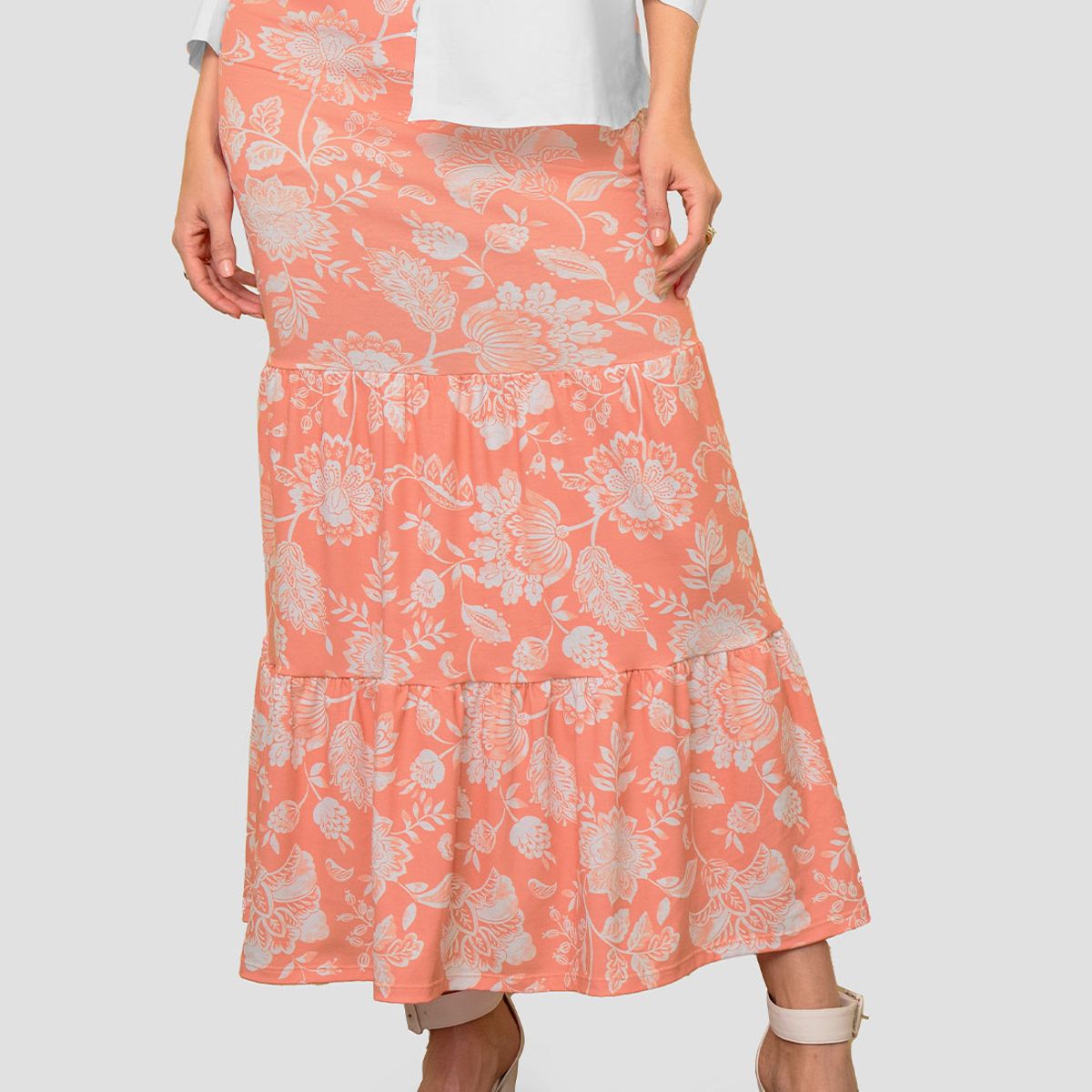 MARKETING PERSONAL - Falda Larga Mujer Estampado Mp 113842