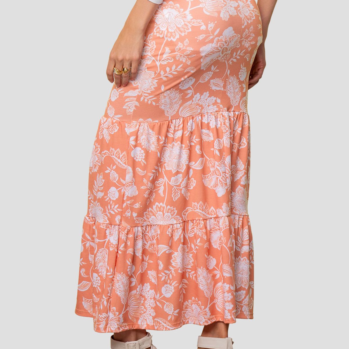 MARKETING PERSONAL - Falda Larga Mujer Estampado Mp 113842