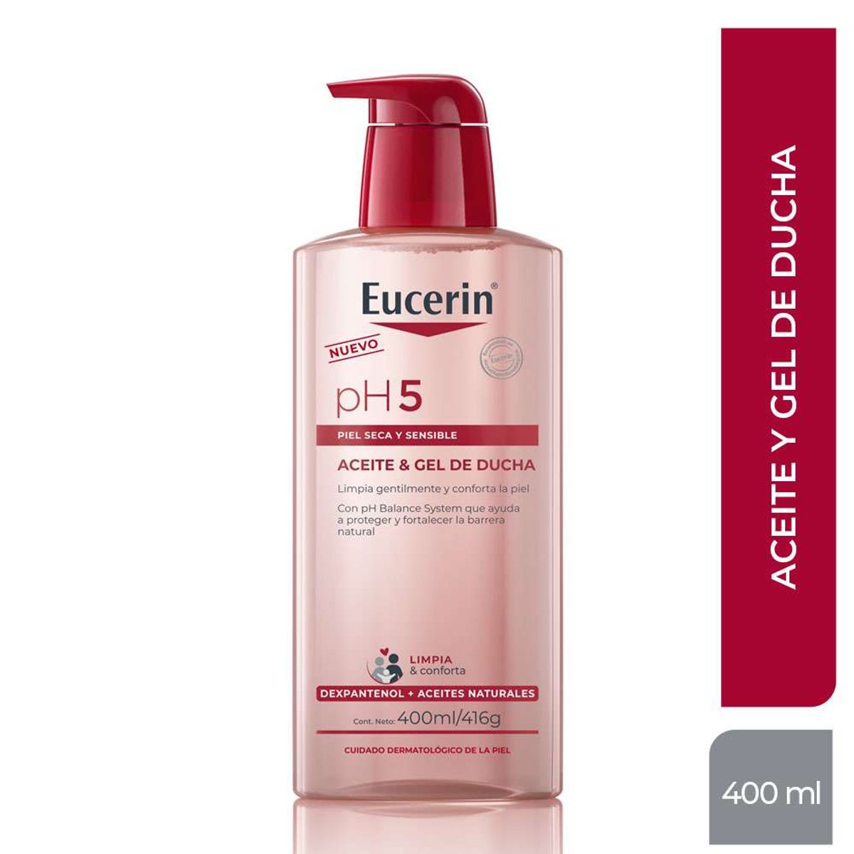 EUCERIN - EUCERIN pH5 Aceite y Gel de Ducha X 400 Ml