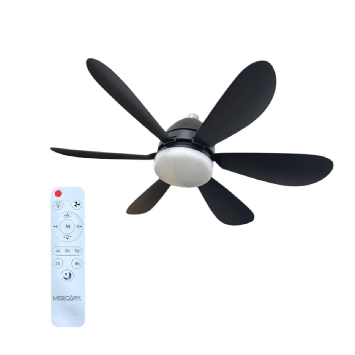 MERCURY - Lampara Bombillo Ventilador Mercury Control Remoto