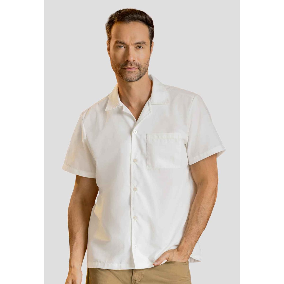 MARKETING PERSONAL - Camisa Hombre Crema Mp 113967