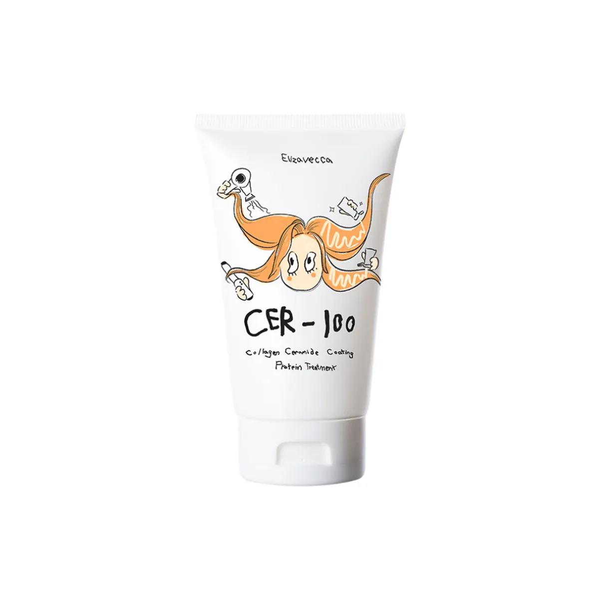 MALCREADO7761 - Elizavecca CER-100 Collagen Ceramide Coating Protein Treatment  Tratamiento Capilar Reparador