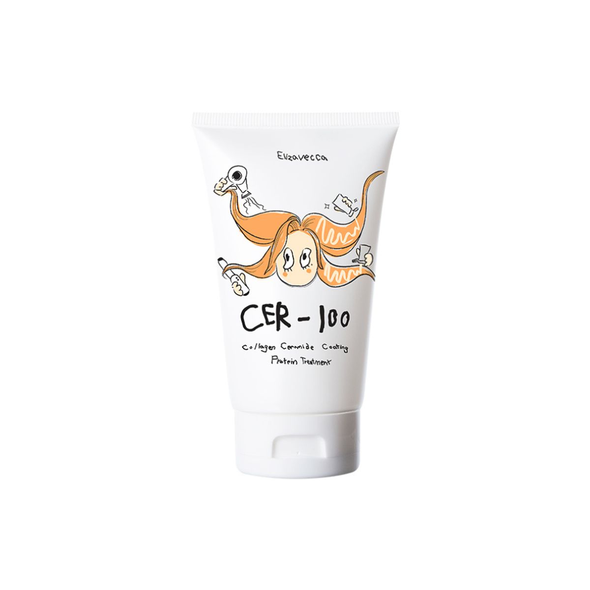MALCREADO7761 - Elizavecca CER-100 Collagen Ceramide Coating Protein Treatment  Tratamiento Capilar Reparador