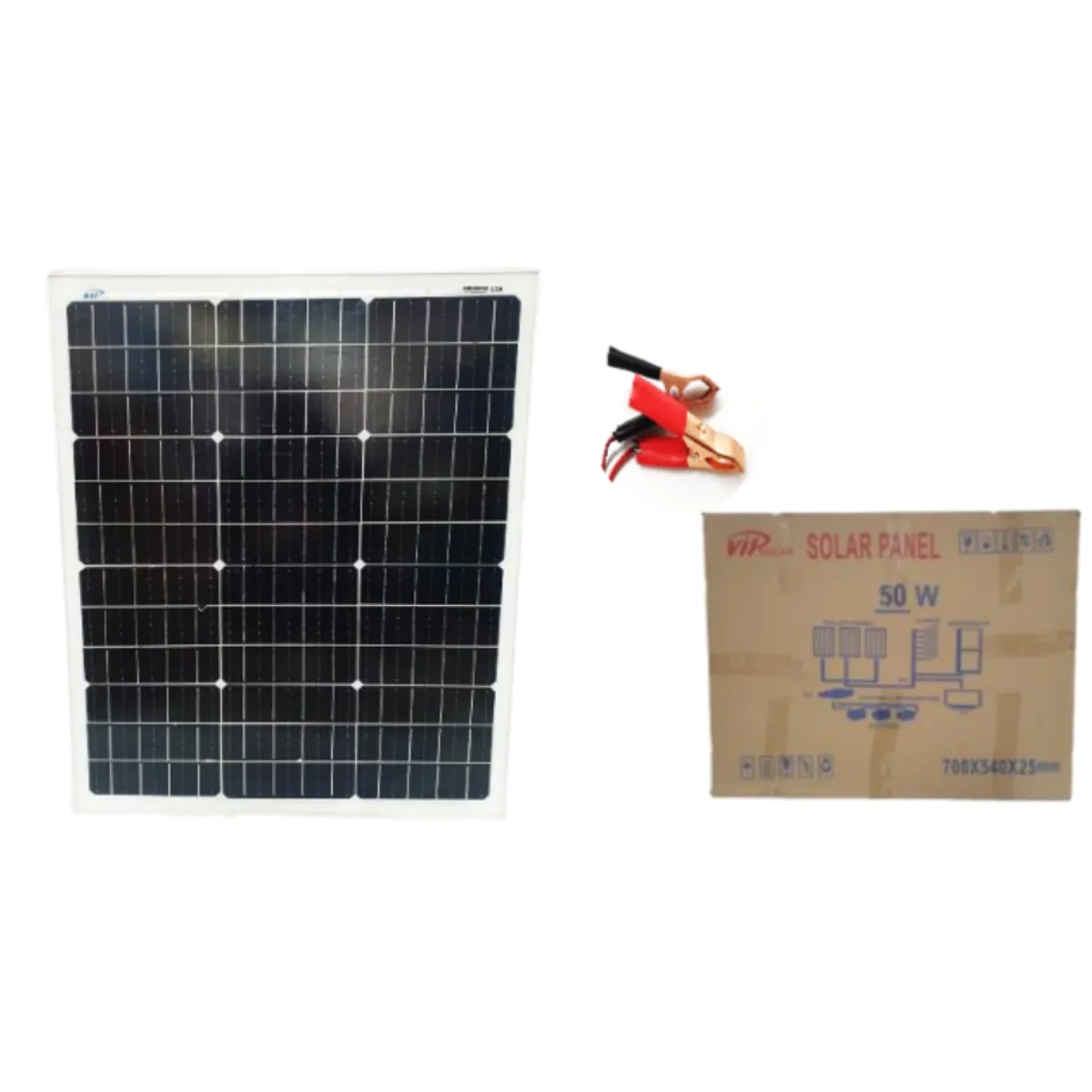 GENERICO - panel solar monocristalino	50w