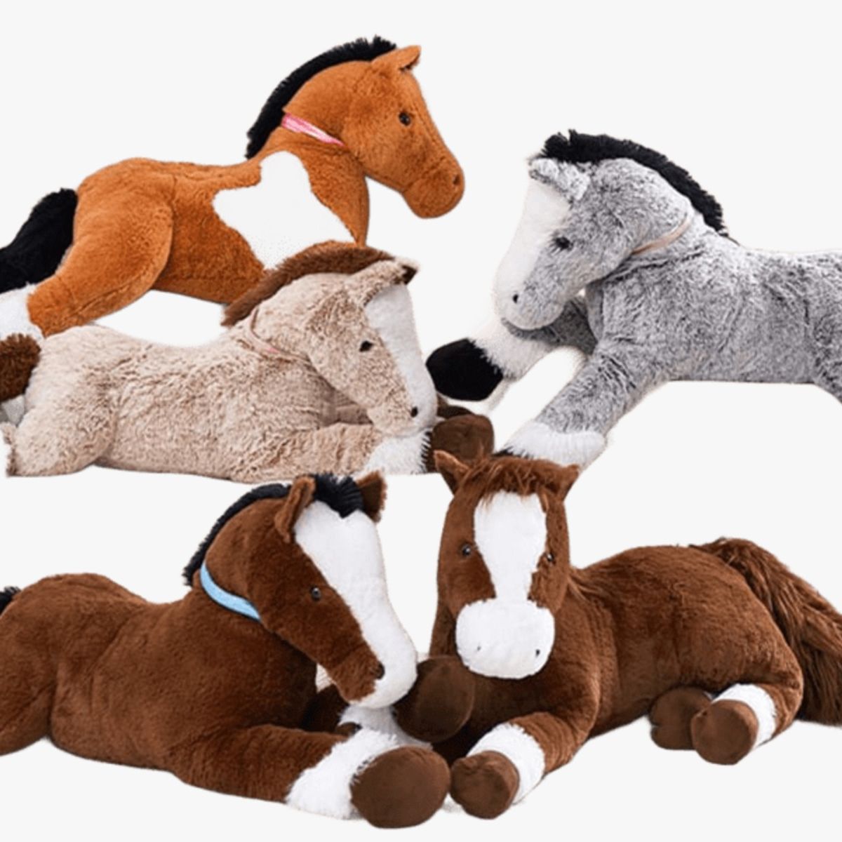 GENERICO - PELUCHE  CABALLO  35 CM