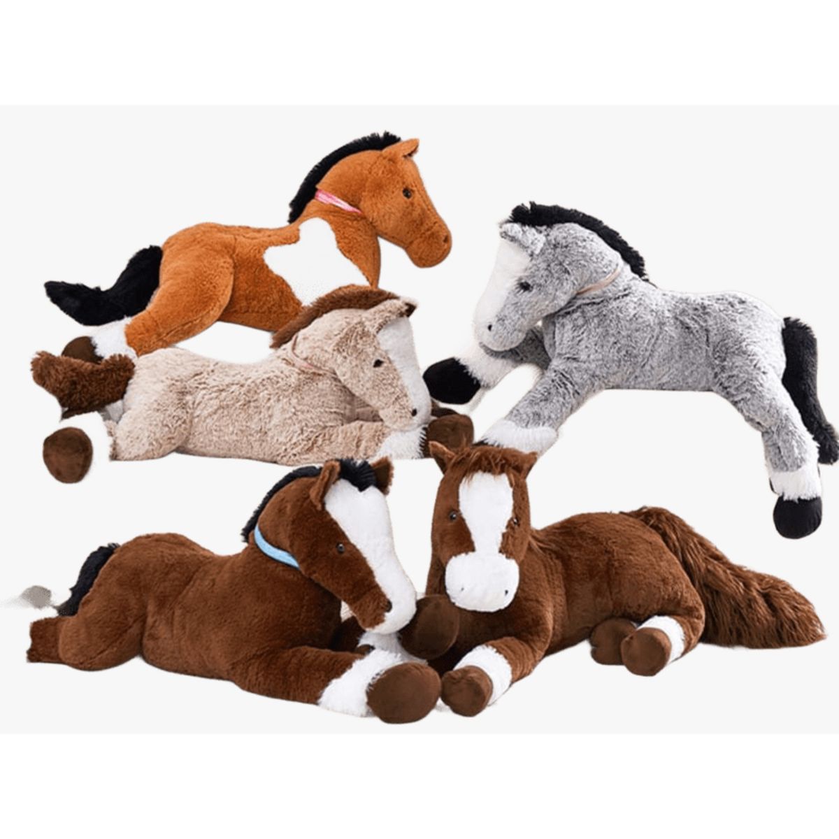 GENERICO - PELUCHE  CABALLO  35 CM