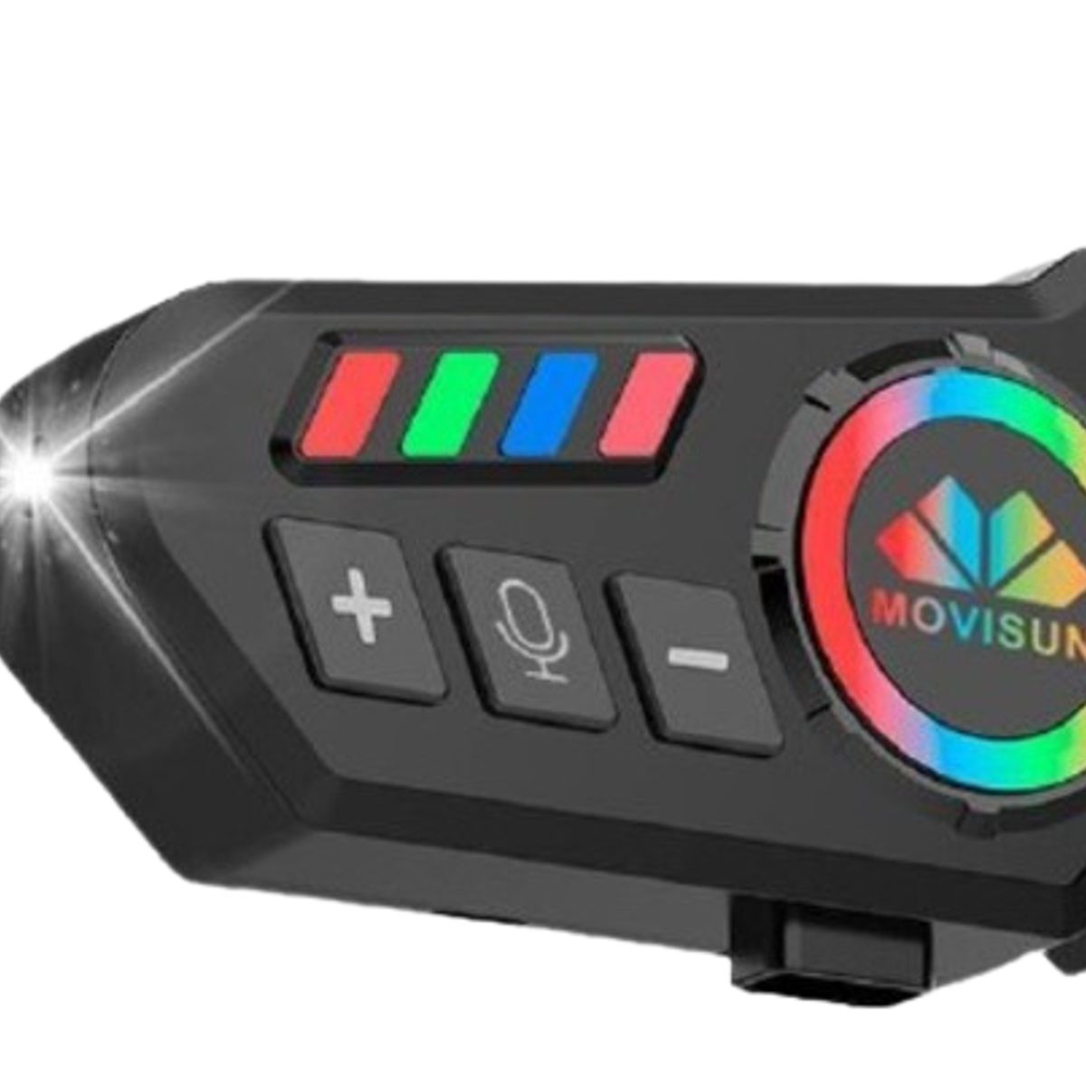 MOVISUN - Intercomunicador Para Casco Movisun KY-600 - Bluetooth 5.0 y Linterna