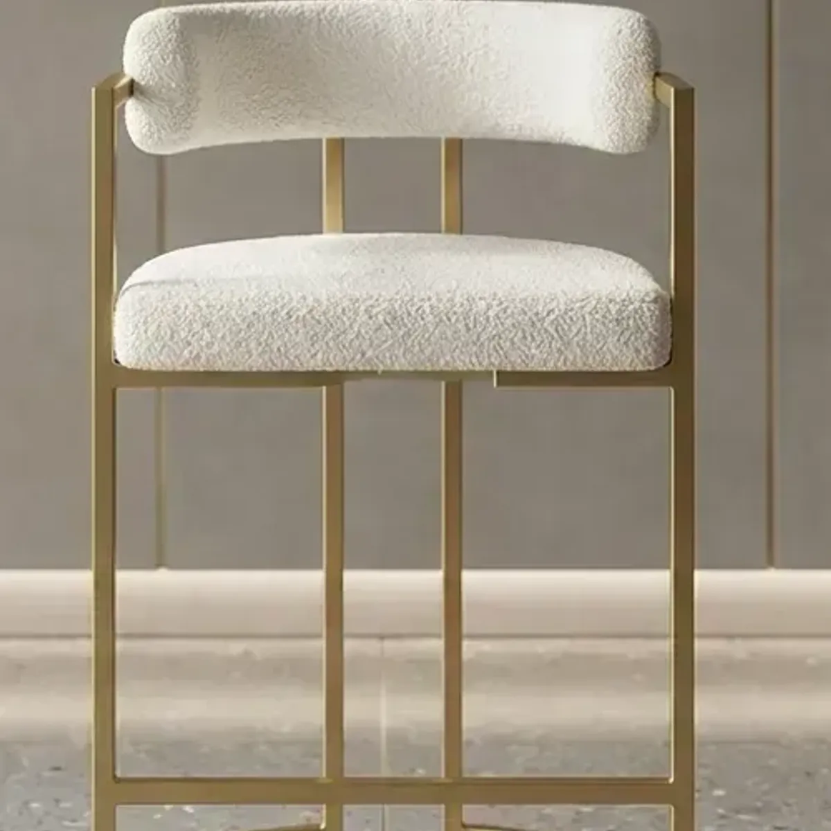 GENERICO - Sillas Altas Gold Rigel Para Barra De Cocina Americana Y Bar