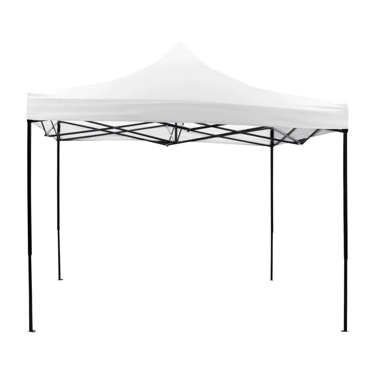GENERICO - Carpa Toldo Retractil Plegable 3X3 Con Paredes Transparentes Para Jardín Color Gris