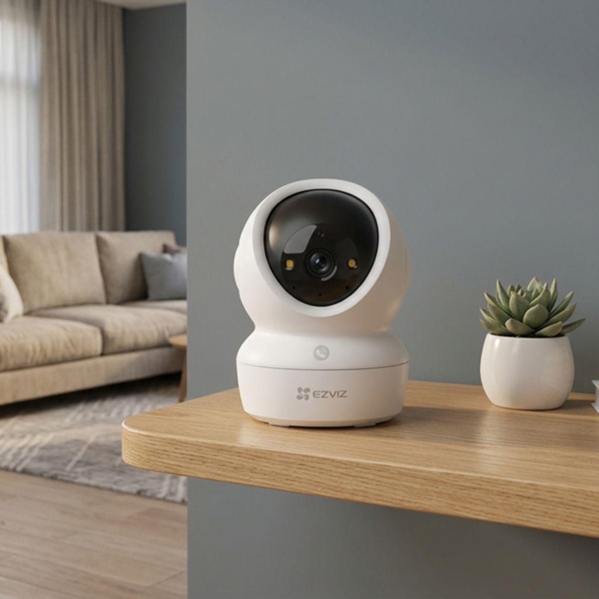 EZVIZ - Cámara de Seguridad WiFi Inteligente para Interiores EZVIZ H6c 3K Pro 5MP