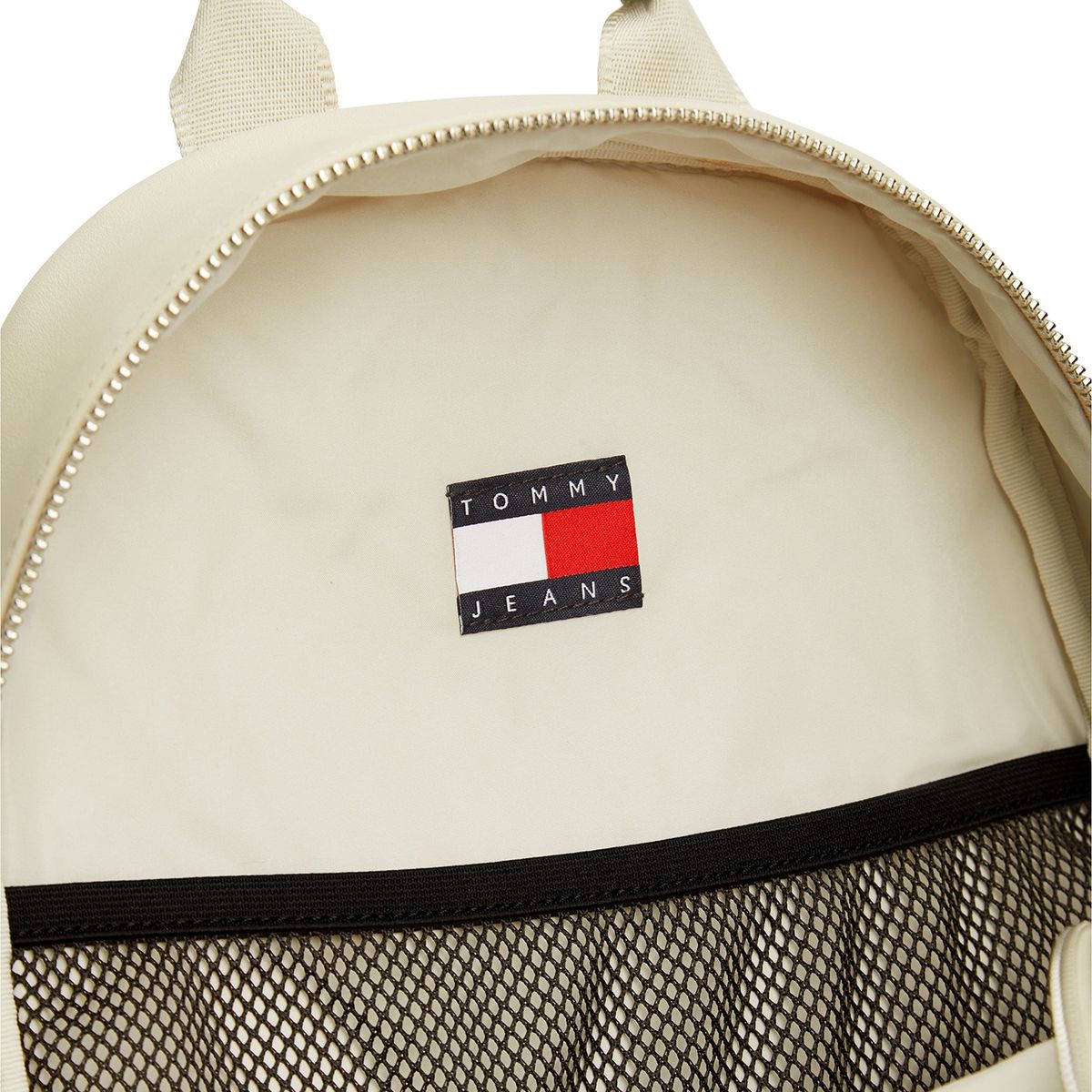 TOMMY HILFIGER - Morral beige daily elevated con logo Tommy Hilfiger