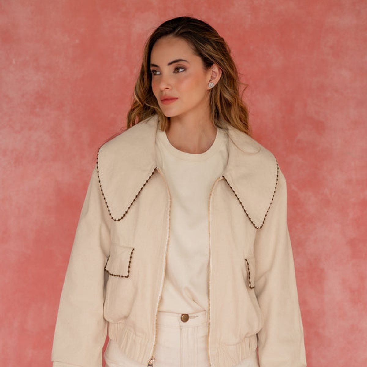 ALGODON Y COCO - Chaqueta arena