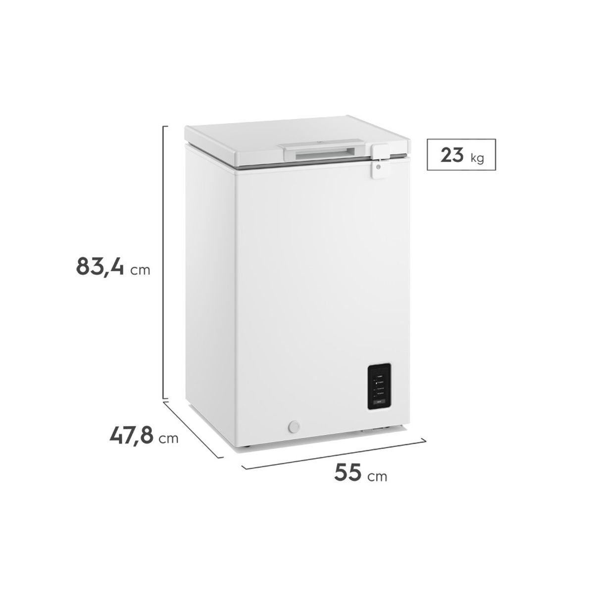 ELECTROLUX - Congelador Horizontal Electrolux 95L Frost Inverter Blanco EFH10S3C5AW