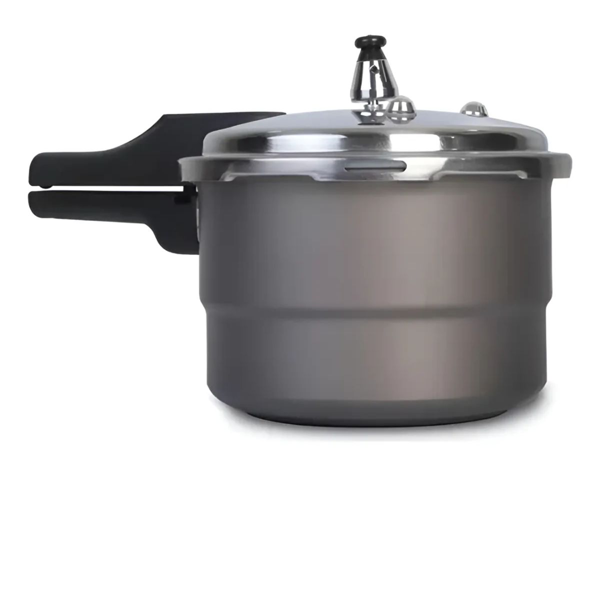 HOME ELEMENTS - Olla A Presión Home Elements 5.6 L Aluminio Anodizado Negra