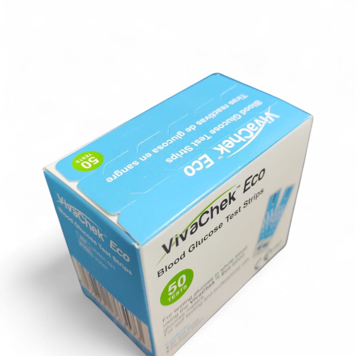 GENERICO - 50 Tirillas Para Glucometro Vivacheck Eco