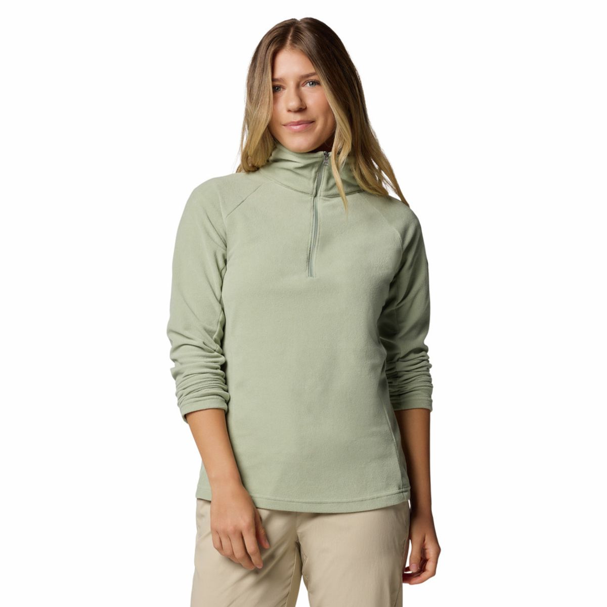 COLUMBIA - Buzo Mujer Columbia GLACIAL IV 1/2 ZIP Crema COLUMBIA