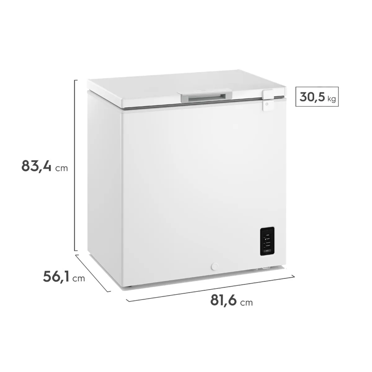 ELECTROLUX - Congelador Horizontal Electrolux 197L Frost Inverter Blanco EFH20S3C5AW