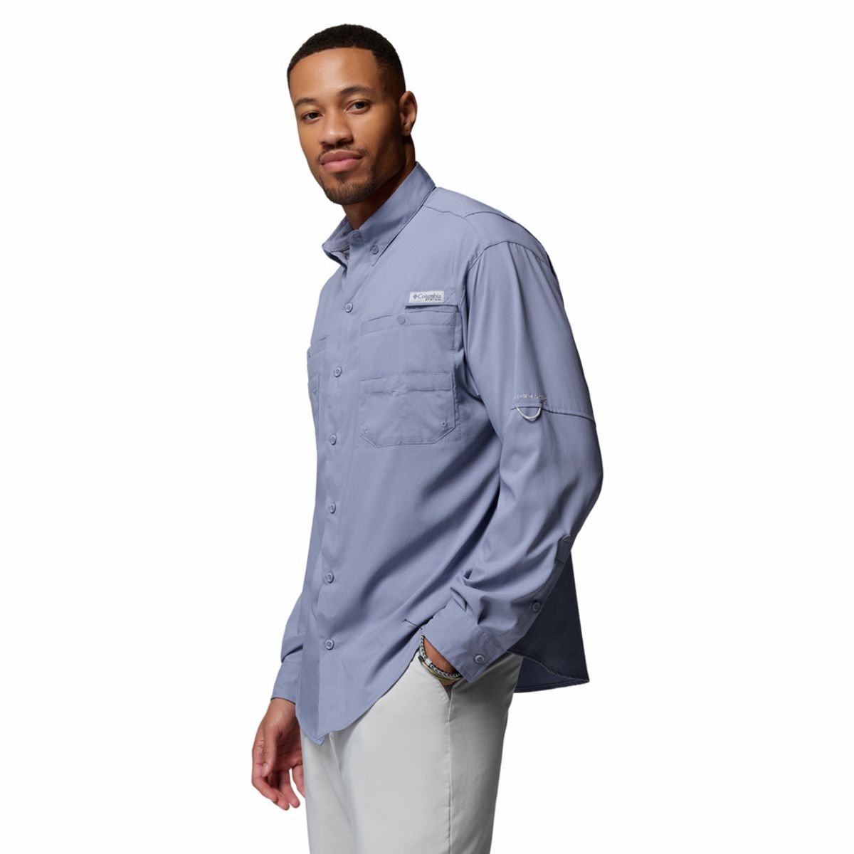 COLUMBIA - Camisa Hombre Columbia TAMIAMI II LS SHIRT Morado COLUMBIA