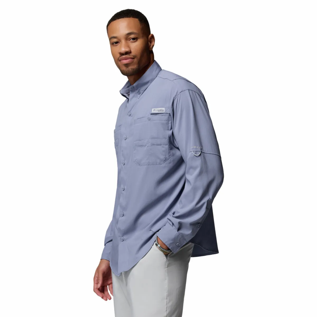 COLUMBIA - Camisa Hombre Columbia TAMIAMI II LS SHIRT Morado COLUMBIA