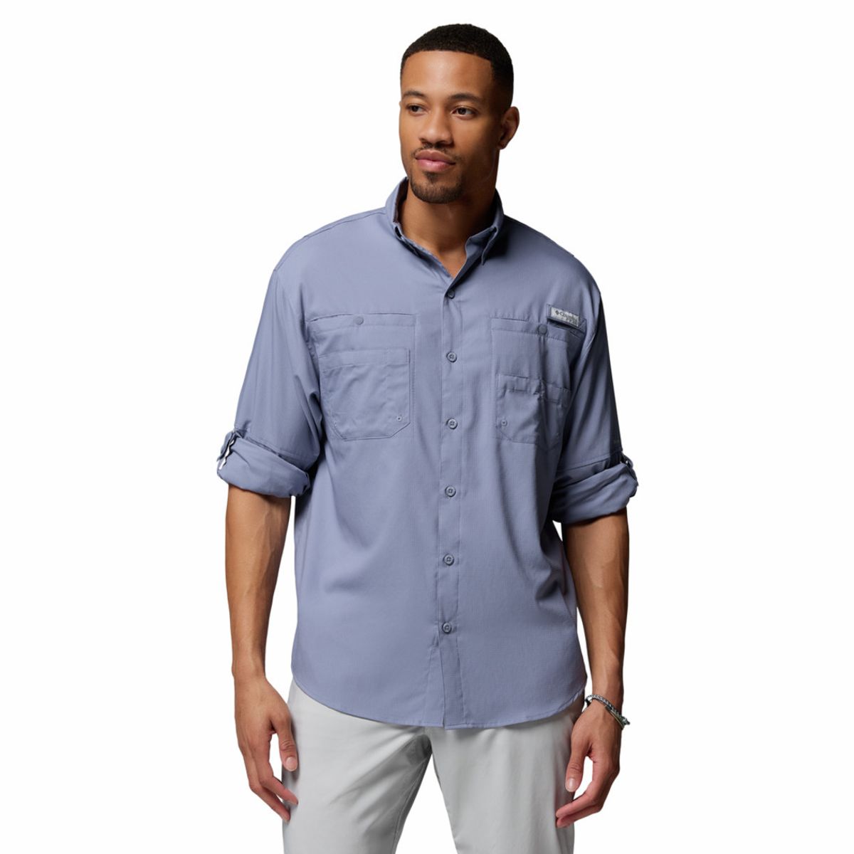 COLUMBIA - Camisa Hombre Columbia TAMIAMI II LS SHIRT Morado COLUMBIA