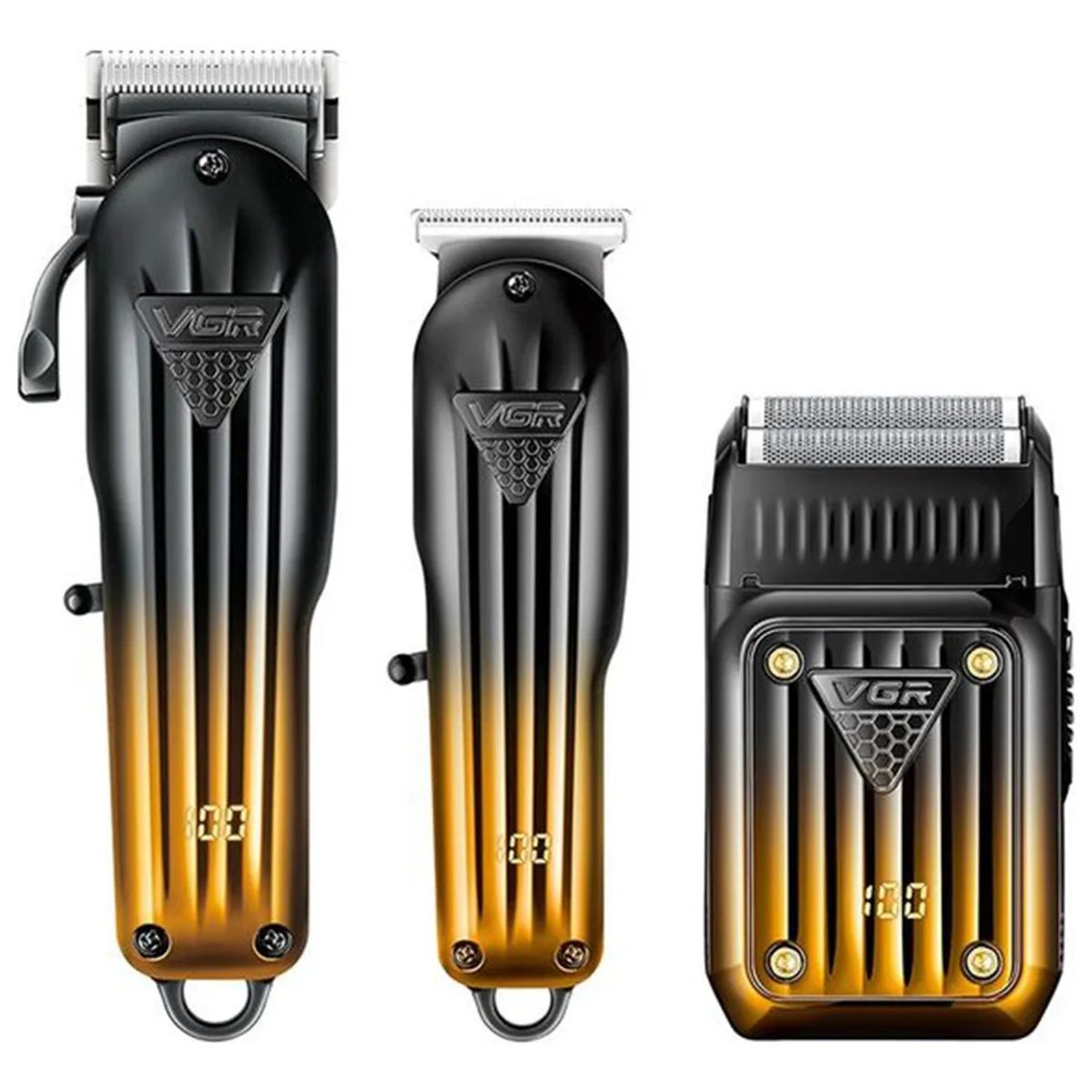 VGR - Maquina Kit Cortadora Pelo Trimmer Shaver 3en1 Profesional Vgr V-644