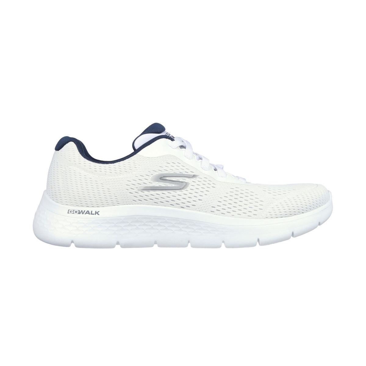 SKECHERS - Tenis Skechers hombre Gowalk Flex Remark Goga Mat blanco