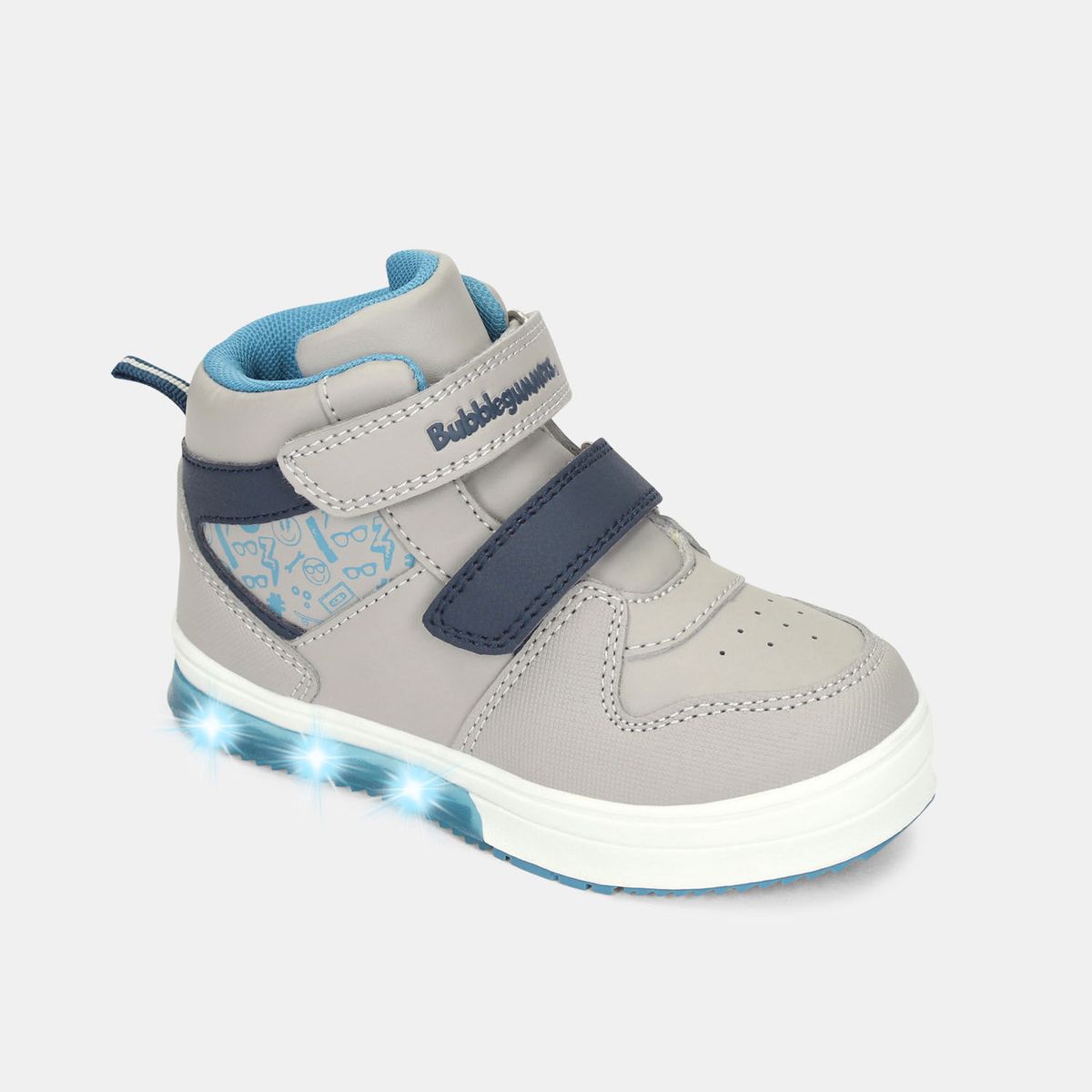 BUBBLE GUMMERS - Tenis Con Luces Para Niño Bubblegummers Multicolor Neon