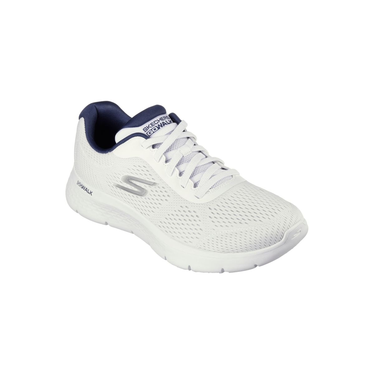 SKECHERS - Tenis Skechers hombre Gowalk Flex Remark Goga Mat blanco